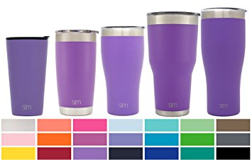 Simple Modern Pint 16oz Tumbler - Vacuum Insulated Double-Walled 18/8 Stainless Steel Hydro Travel Mug - Coffee Cup Flask - Lilac Purple