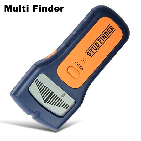 Stud Finder,FOLAI LCD Display Multi Scanning Multi Function Stud Sensor with Ergonomic Design,Detection Scanner for Wall Studs, Ac Wires and General Metals