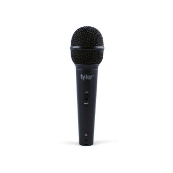 Tyler TMS304-BK Professional Moving Coil Dynamic Handheld Microphone - Black