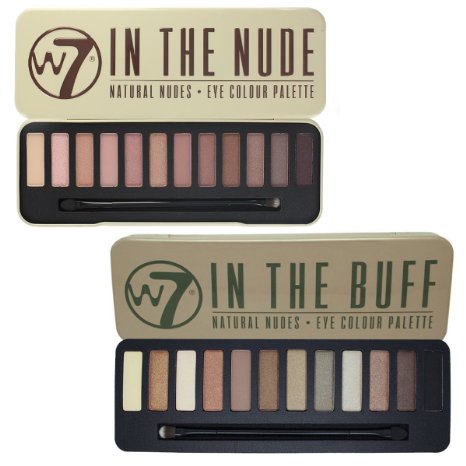 W7 In The Nude Eye Shadow Palette & Colour Me Buff Eye Shadow Palette Set