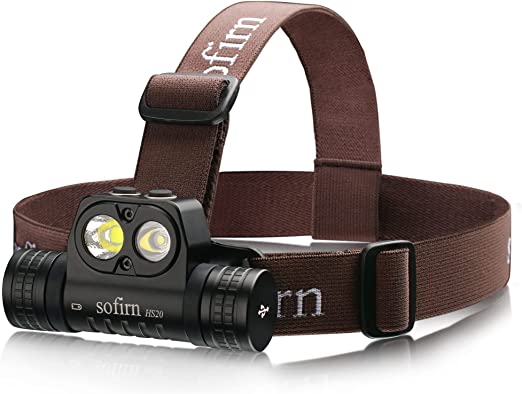Sofirn HS20 Headlamp Rechargeable, 2700 High Lumen Headlight, Super Bright Head Flashlight with Floodlight and Spotlight, USB C Charging Port, Battery Inserted for Working, Hiking, Camping, Emergency