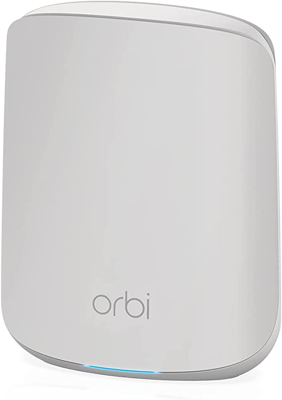 NETGEAR Orbi Dual-Band Mesh WiFi 6 System Add-on Satellite (RBS350) | Works with Orbi WiFi 6 System RBK653 | Adds up to 1,750 sq. ft Coverage | AX1800 (Up to 1.8Gbps)