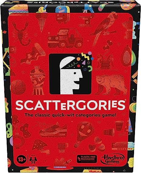 Scattergories Classic Game, Party Game for Adults and Teens Ages 13 and up, Board Game for 2  Players