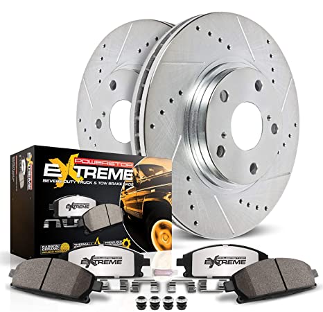 Power Stop (K3118-36) Z36 Extreme Severe-Duty Truck & Tow Brake Kit, Front