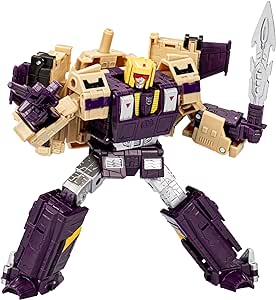 Transformers Toys Legacy Evolution Leader Blitzwing Toy, 7-inch, Action Figure for Boys and Girls Ages 8 and Up