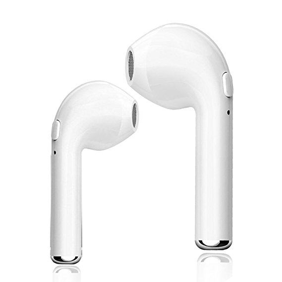 Bluetooth Earbuds,Supcibel Wireless Headsets In-Ear Headphones Stereo Earpieces Earphones With Noise Canceling Microphone for iPhone X 8 8plus 7 7plus 6S Samsung Galaxy S7 S8 IOS Android SmartPhones