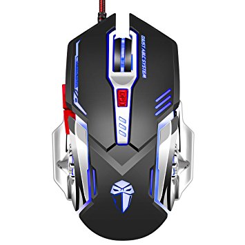 Ansot X5 Gaming Mouse wired with colorful led, 3200 DPI 5 Buttons Ergonomic Gaming Mouse for PC