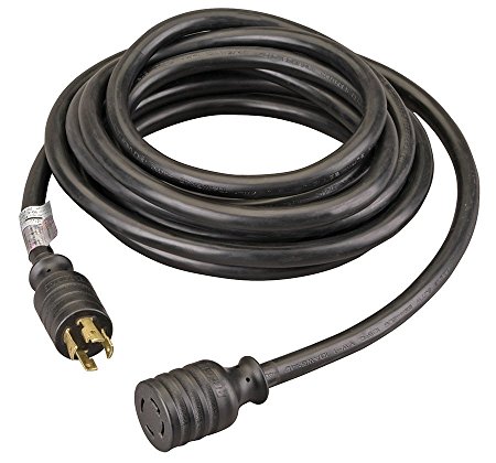 Reliance Controls Corporation PC3020 30-Amp, 20-Foot Generator Power Cord for Generators Up to 7,500 Running Watts