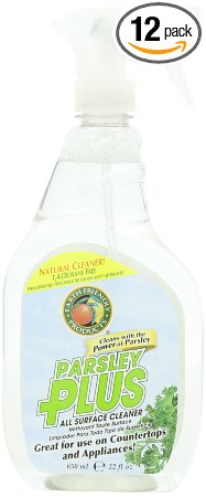 Earth Friendly Products Parsley Plus All Purpose Household Cleaner, 22 Ounces (Pack of 12)