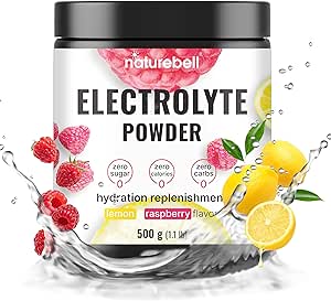 Electrolytes Powder No Sugar, 72 Servings | Keto Fast Hydration Powder - 1000mg High Potassium, Minerals & Coconut Water - Raspberry Lemonade Flavor