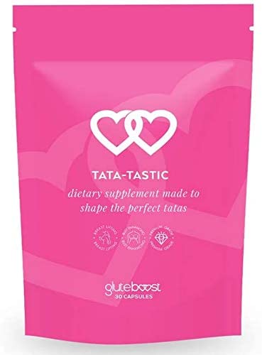 Gluteboost - Tata-Tastic Breast Enhancement Pills - for Women - Natural Boob Enlargement Supplement - Herbal Growth Support (1 Month)
