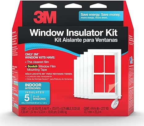 3M Indoor Window Insulator Kit, 62" x 210"