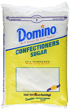 Domino Confectioners Sugar 10x Powdered Pure Cane Sugar, 4 Lb