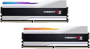 G.SKILL Trident Z5 RGB Series (Intel XMP 3.0) DDR5 RAM 32GB (2x16GB) 8000MT/s CL38-48-48-128 1.45V Desktop Computer Memory UDIMM - Matte Black (F5-8000J3848H16GX2-TZ5RS)