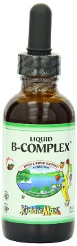 Maxi Health Liquid Vitamin B-Complex - Raspberry Flavor - 2 Fluid Ounce Bottle - Kosher