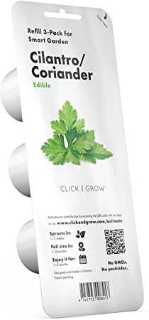 Click and Grow Smart Garden Cilantro/Coriander Plant Pods, 3-Pack