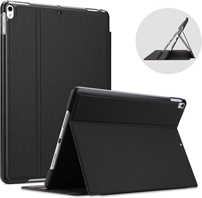 ProCase iPad Air 3 10.5" 2019 / iPad Pro 10.5 2017 Case, Slim Stand Protective Folio Case Smart Cover for iPad Air 10.5" (3rd Gen) 2019 / iPad Pro 10.5" 2017 -Black