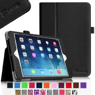 Fintie iPad mini 123 Case - Folio Slim Fit Vegan Leather Case with Smart Cover Auto Sleep  Wake Feature for Apple iPad mini 1  iPad mini 2  iPad mini 3 Black
