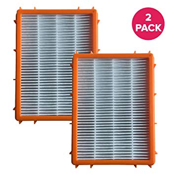 Think Crucial 2 Replacements for Eureka HF-2 HEPA Style Filter Fits Ultra SmartVac 4800 Series, Compatible With Part # 61111, 61111A & 61111B