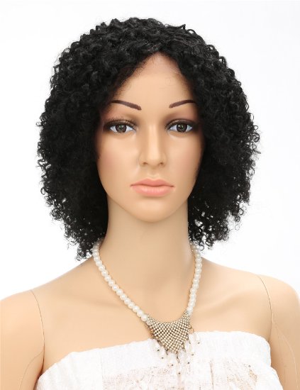 Fani Short Kinky Curly Lace Front Wigs Natural Color For Women Unprocessed Virgin Brazilian Hair With Free Wig Cap Glueless Bebe Curl Wig