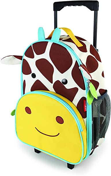 Skip Hop Kids Luggage With Wheels, Giraffe