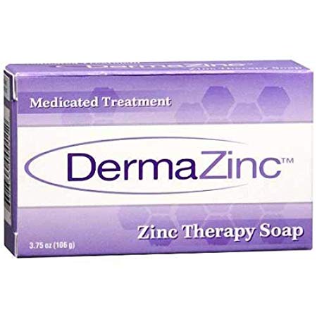 DermaZinc Zinc Therapy Soap, 4.25 Ounce (120 gram) Per Bar - 6 Pack
