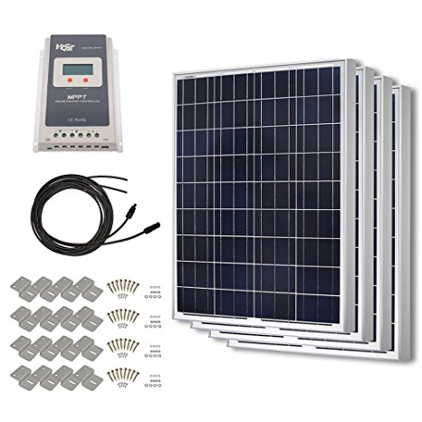 HQST 400 Watt 12 Volt Solar Panel Kit (MPPT40)