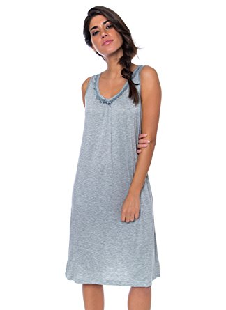 Kathy Ireland Women's Pajama Sleepwear Comfortable Stretchy Chemise Nightgown