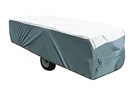 ADCO 22895 Pop Up Trailer Tyvek & Polypropylene Cover - 16'1" to 18' , Gray