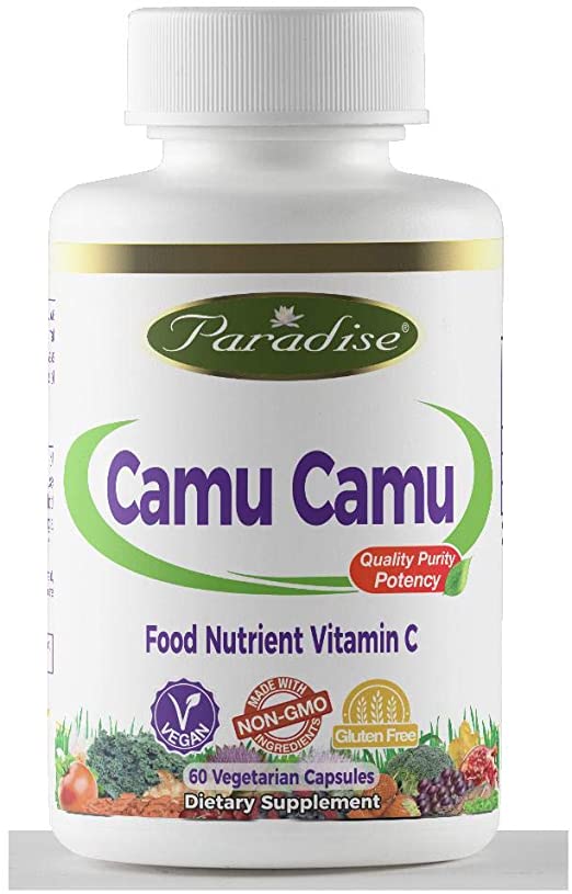 Paradise Herbs Camu Camu - 60 Vegetable Capsules