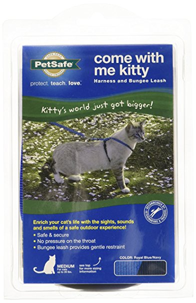 Premier Pet Come with me Kitty Harness Medium Royal Blue