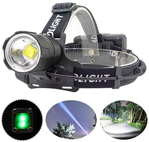 MinChen XHP70.2 Led Headlamp High Light 32W Zoomable CREE LED Headlight Head Lamp 3 Working Modes USB Rechargeable Headlamp Flash Light with 3pc Protected 18650 Rechargeable Batteries