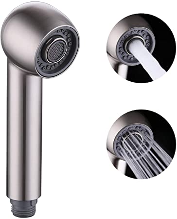 KES Kitchen Tap Spray Head Pull Out Faucet Mixer Tap Replacement Shower Head for Sink Brushed Nickel, PFS4-BN