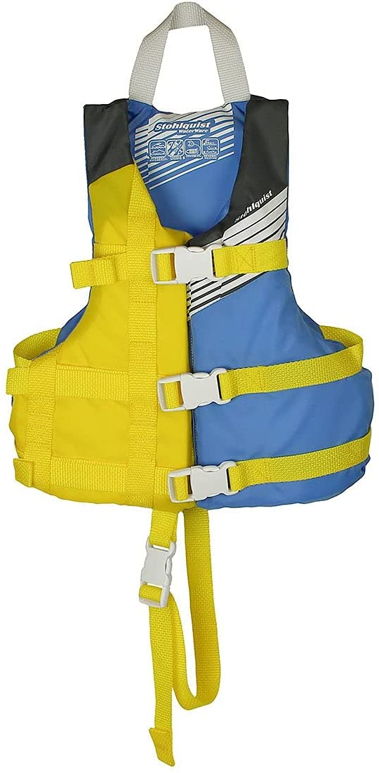 Stohlquist Fit Youth Life Jacket - Coast Guard Approved, High Mobility PFD, Lightweight Buoyancy Foam, Fully Adjustable for Children