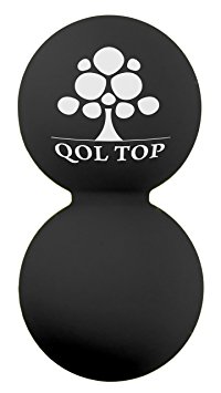 QOL TOP -Double Lacrosse Massage Balls- Suited for Myofascial Release and Self-yoga Using Trigger Point and Deep Tissue Therapy of Feet, Hands, Back.