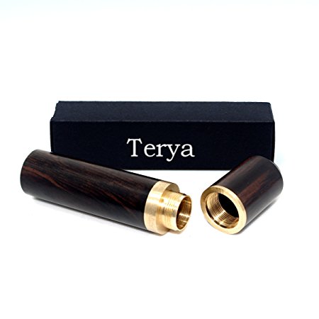 Terya Wood Toothpick holder Portable Toothpick Holder Dispenser Pocket Toothpick Holder (Black)