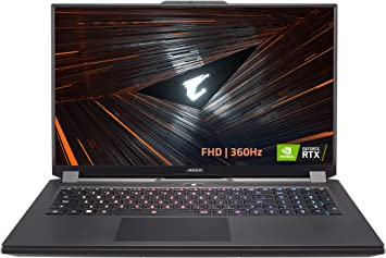 GIGABYTE AORUS 17 YE5: 17.3" FHD 1920x1080 IPS-Level Display, Intel Core i7-12700H, NVIDIA GeForce RTX 3080 Ti Laptop GPU 16GB GDDR6, 32GB DDR5 RAM, 1TB SSD, Win11 Home (AORUS 17 YE5-74US544SH)