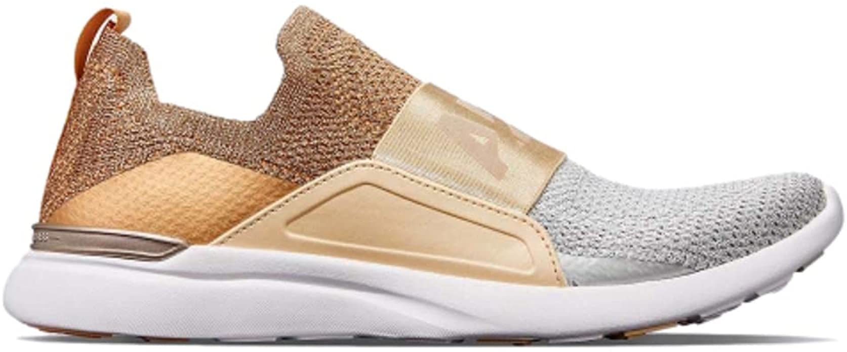 APL: Athletic Propulsion Labs Women's Techloom Bliss, Rose Gold/Champagne/Metallic Silver, 8.5