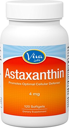 #1 Viva Labs Premium Astaxanthin - 4mg, 120 Softgels