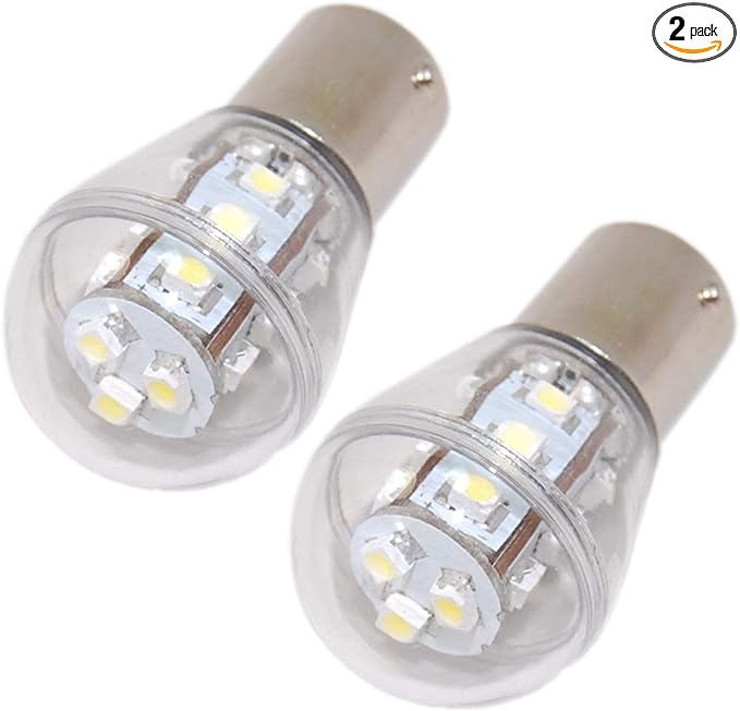 HQRP 2-Pack Headlight LED Bulb Compatible with Kubota 34070-99010 BX1800 BX1830 BX2200 BX2230 GR2010 GR2020 GR2100 GR2120 GT850 B7100 B7300 B7500 B7800 KH-007H T1870 T1880 T2080 T2380 Tractor