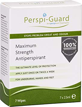 Perspi-Guard Maximum Strength Antiperspirant Wipes - 7pk