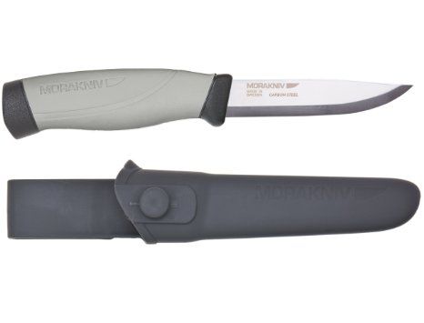 Morakniv Craftline HighQ Robust Trade Knife with Carbon Steel Blade and Combi-Sheath 41-Inch