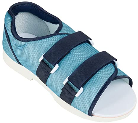 Ossur Mesh Top Post-Op Shoe (Female) | Post Surgery, Soft Tissue Procedures and Post Trauma Recovery | Open-Toe, Breathable Top with Extended Straps and Dual Side Closure | Small Size