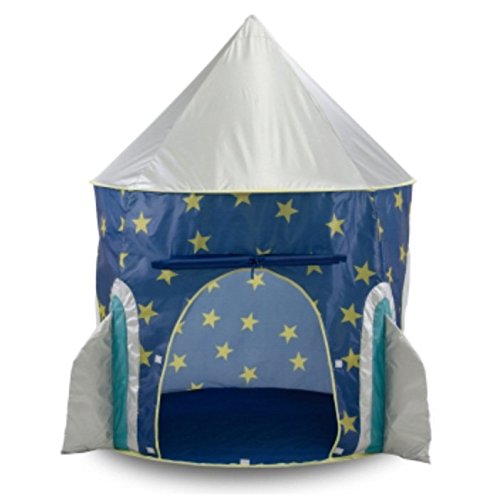 KiddyPlay Deluxe Blue Pop-Up Rocket Play Tent