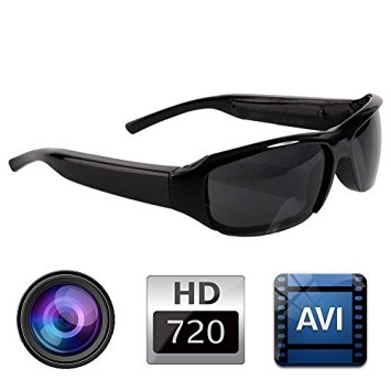 Kingmak 720p 30fps Spy Hidden DVR Camera Camcorder Eyewear Sunglasses Video Recorder Dv CAM