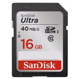 SanDisk Ultra 16GB Class 10 SDHC Memory Card Up To 40MBs- SDSDUN-0016G-G46 Older Version