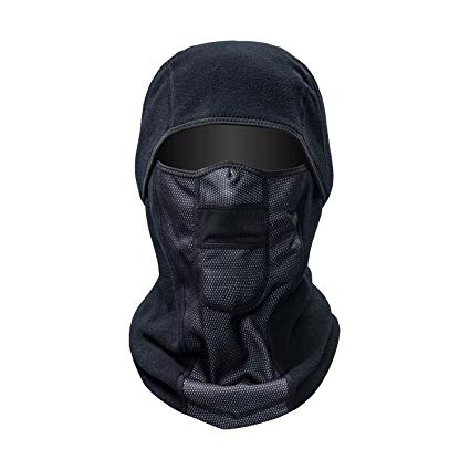 MATCC Balaclava Face Mask Ski Mask for Cold Weather Double Thermal Fleece Windproof Ski Mask Motorcycle Waterproof Balaclava Full Face for Man and Woman Skiing Cycle Outdoor Sports