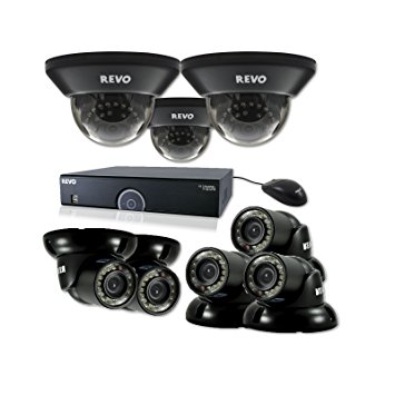 REVO America R165D3GT5G-2T 16 Ch. 2TB 960H DVR Surveillance System with 8 700TVL 100 ft. Night Vision Cameras
