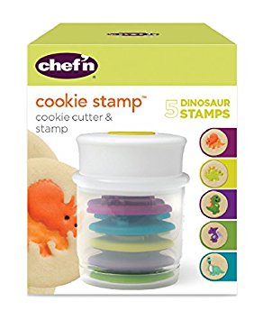 Chef'n Cookie Cutter and Stamp (Dinosaur Shapes)