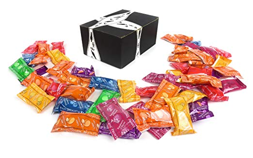 Liberty Orchards 8-Flavor Variety: One 2 lb Bag of Assorted Flavors in a BlackTie Box